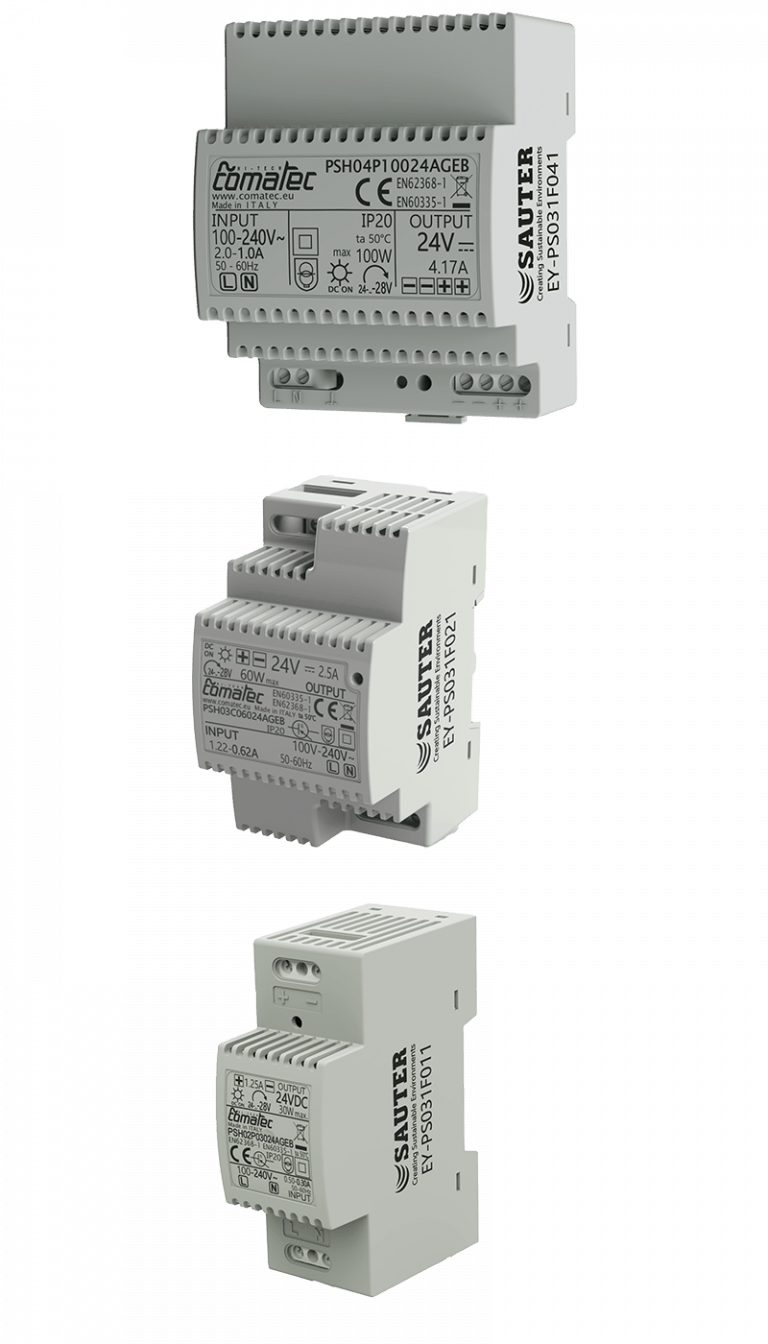 Power supply, DIN rail, 230 V / 24 VDC